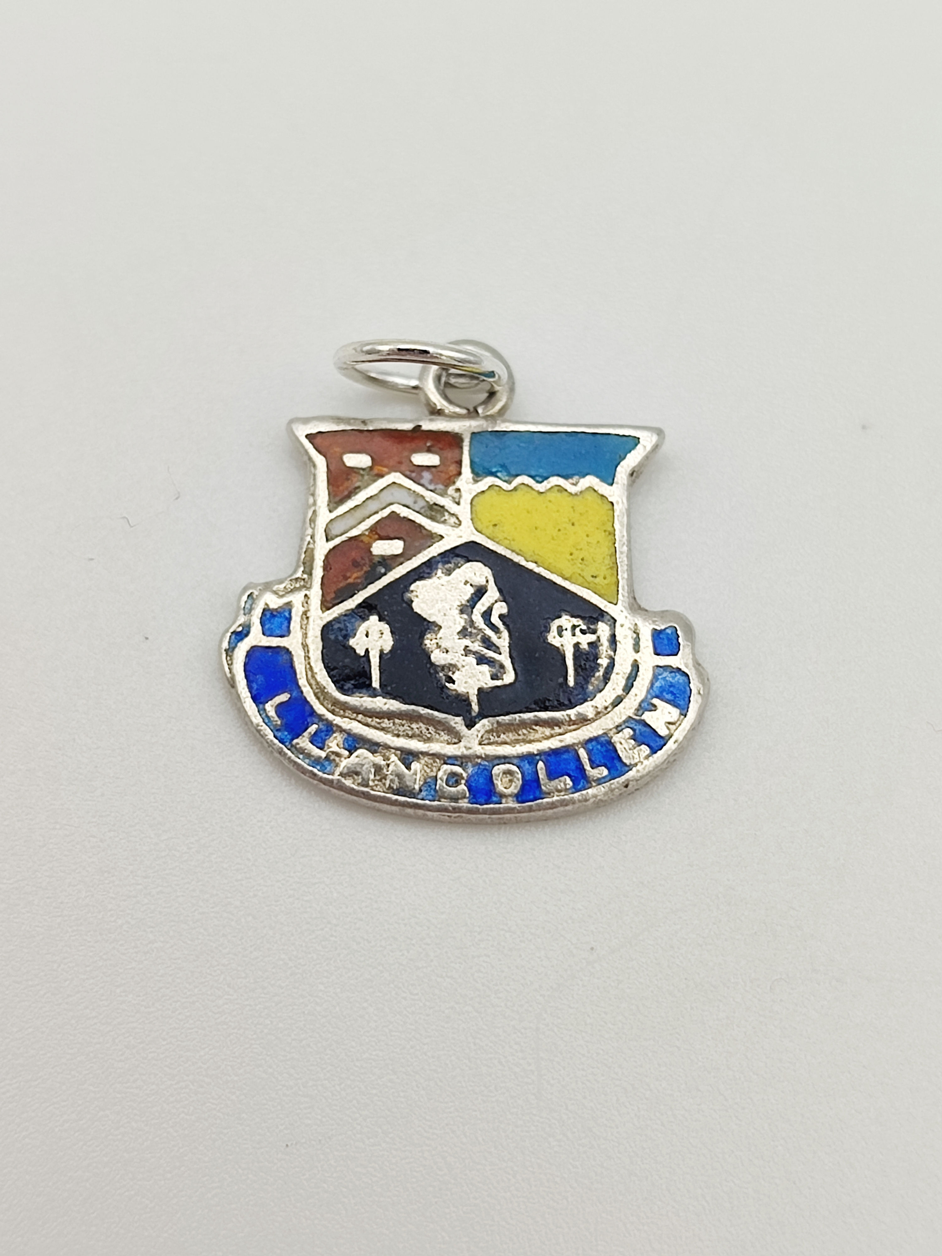 Vintage 925 Sterling Silver Llangollen Travel Charm