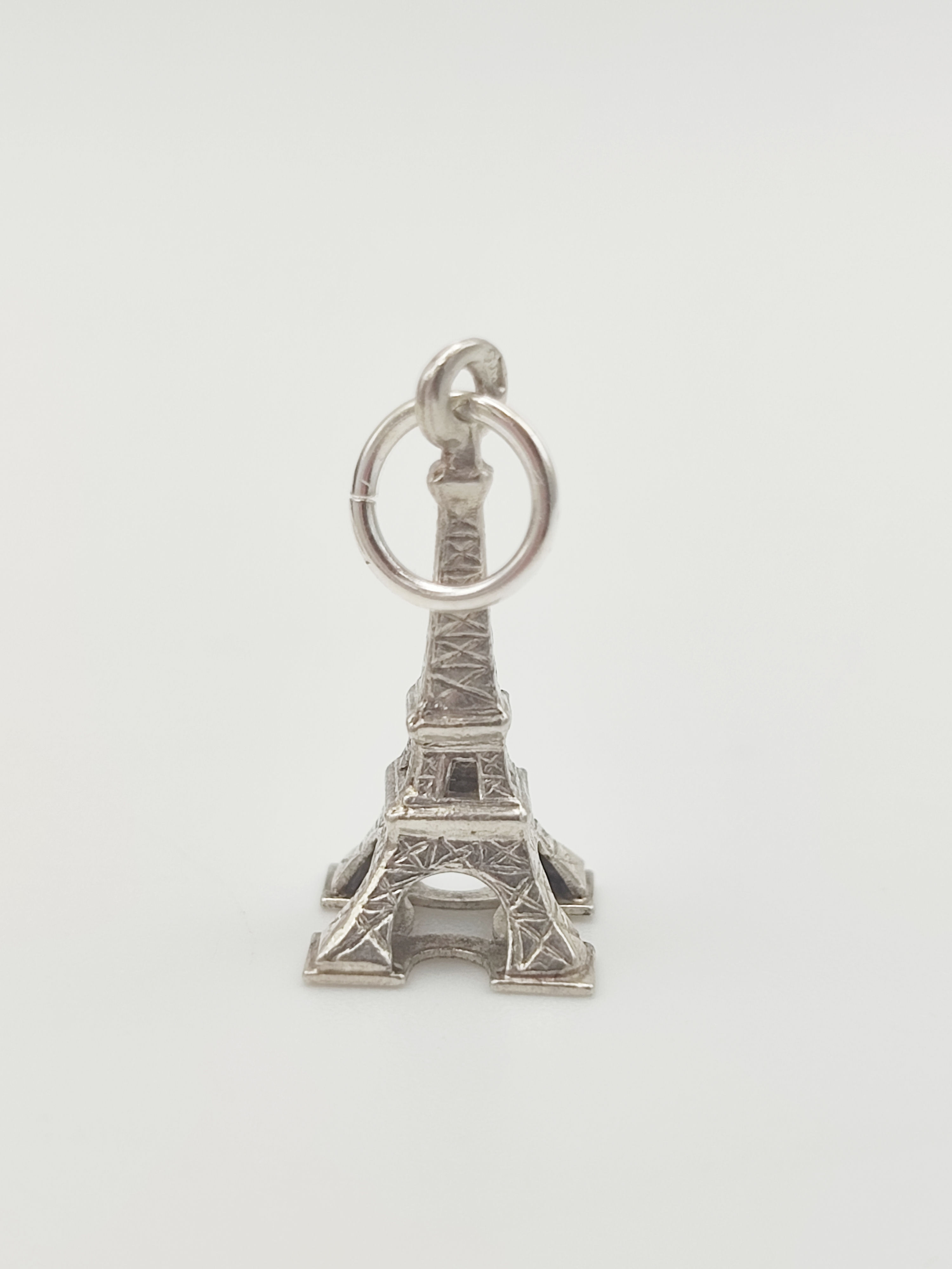 Vintage 925 Sterling Silver Eiffel Tower Charm 