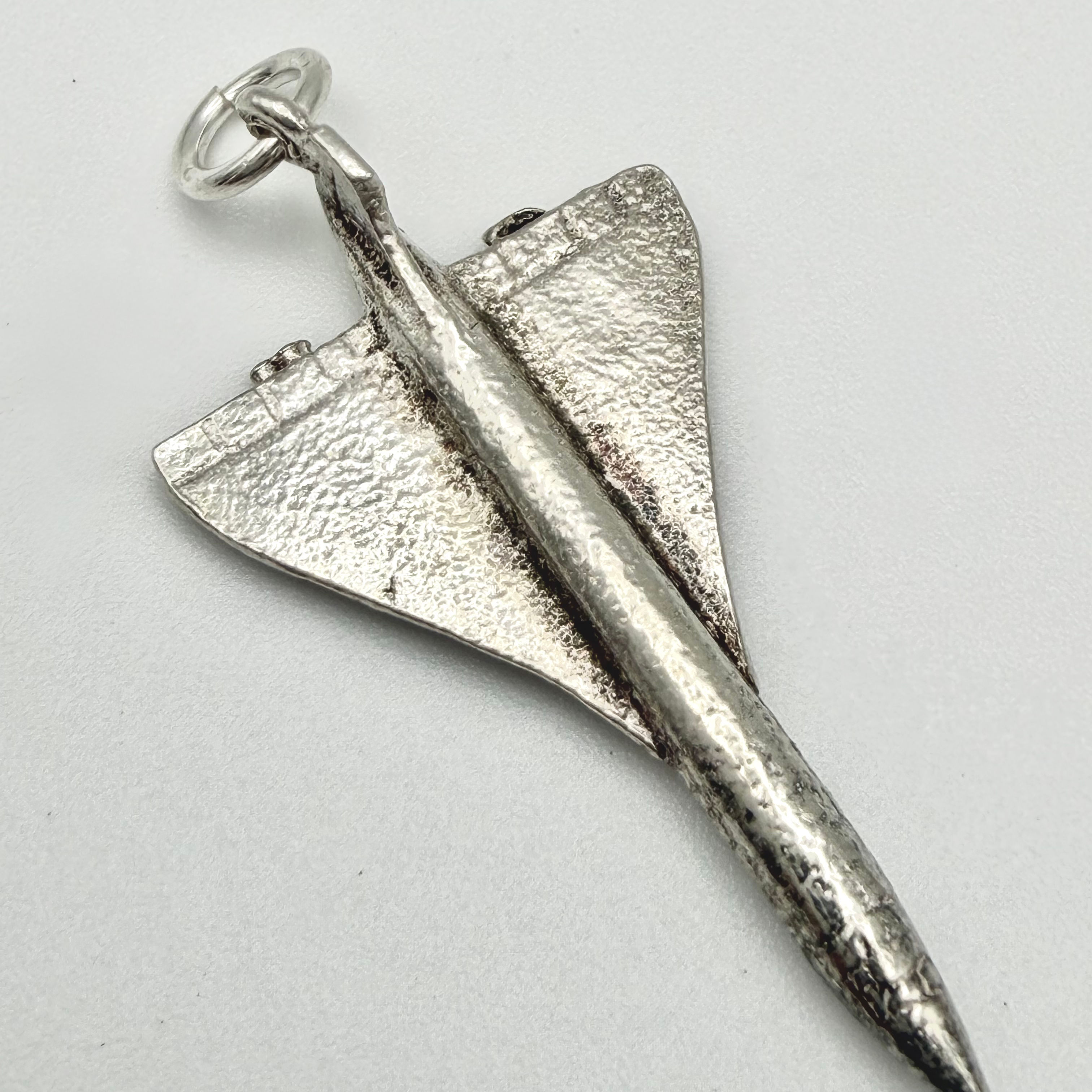 Vintage 925 Sterling Silver Aeroplane Charm 