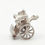 Thumbnail: Vintage 925 Sterling Silver Carriage Charm 