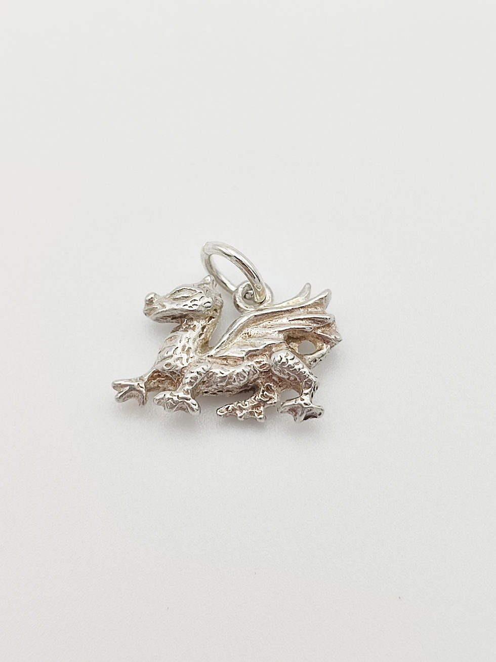 Vintage 925 Sterling Silver Welsh Dragon Charm