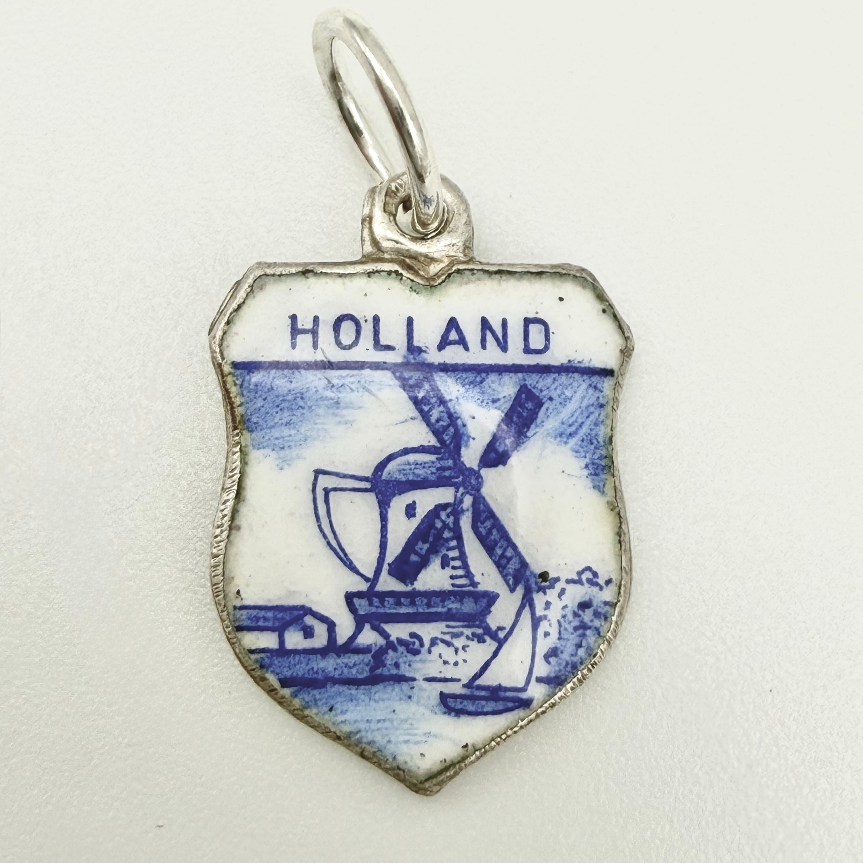 Vintage 835 Silver Holland Travel Charm