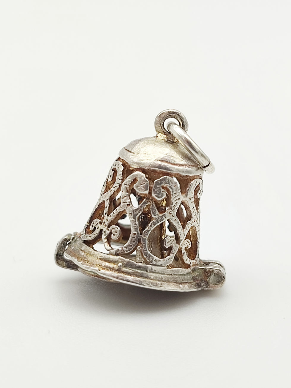 Vintage 925 Sterling Silver Bell Charm