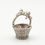 Thumbnail: Vintage 925 Sterling Silver Wicker Basket Charm 