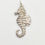 Thumbnail: Vintage 925 Sterling Silver Seahorse Charm 