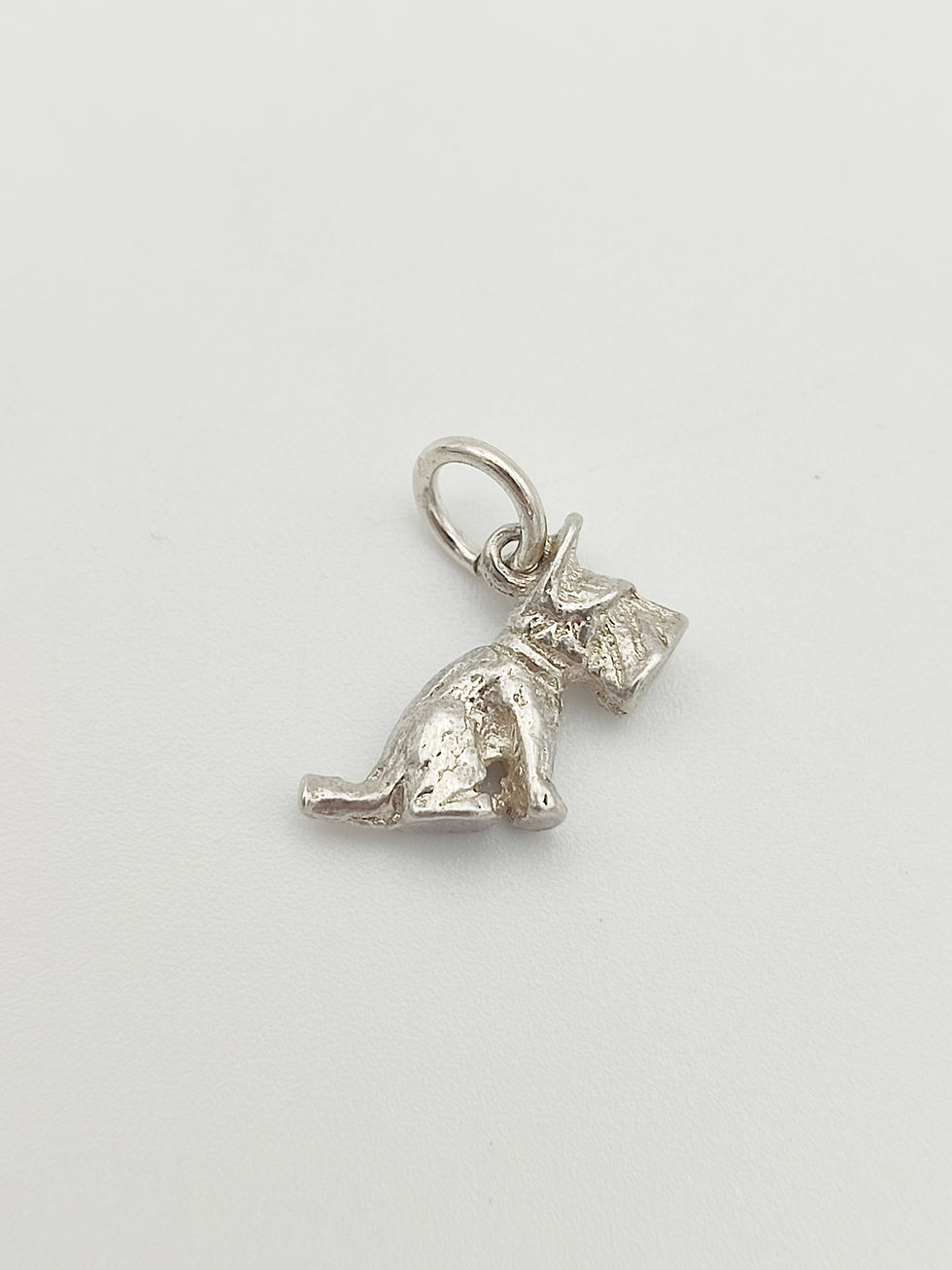 Vintage 925 Sterling Silver Terrier Dog Charm