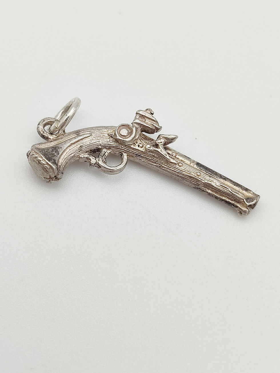 Vintage 925 Sterling Silver Revolver Charm