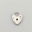 Thumbnail: Vintage 925 Sterling Silver Padlock Charm 