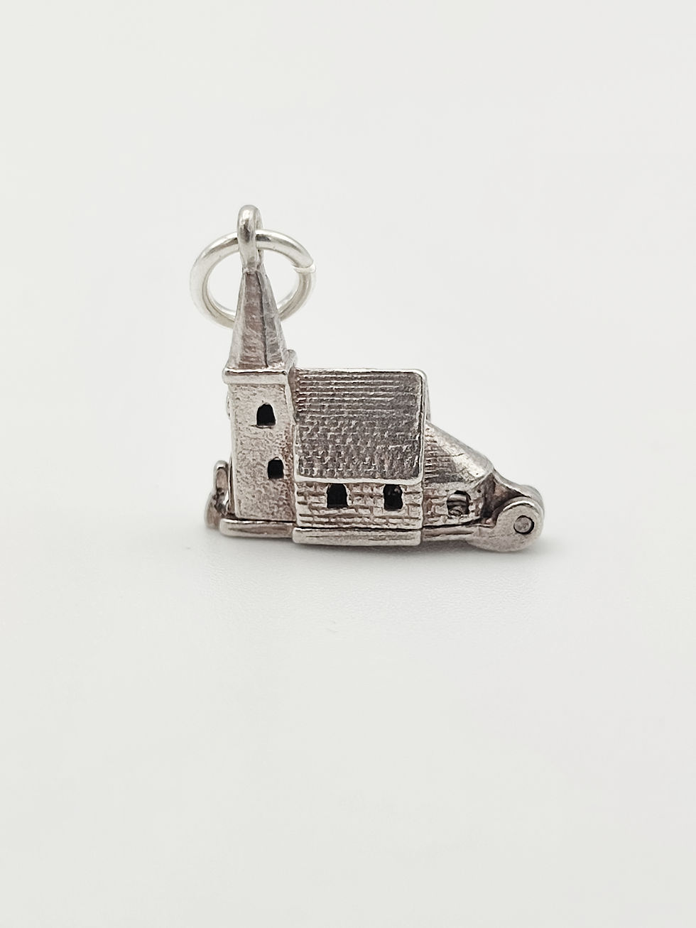 Vintage 925 Sterling Silver Church Charm.