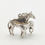Thumbnail: Vintage 925 Sterling Silver Horse Charm 