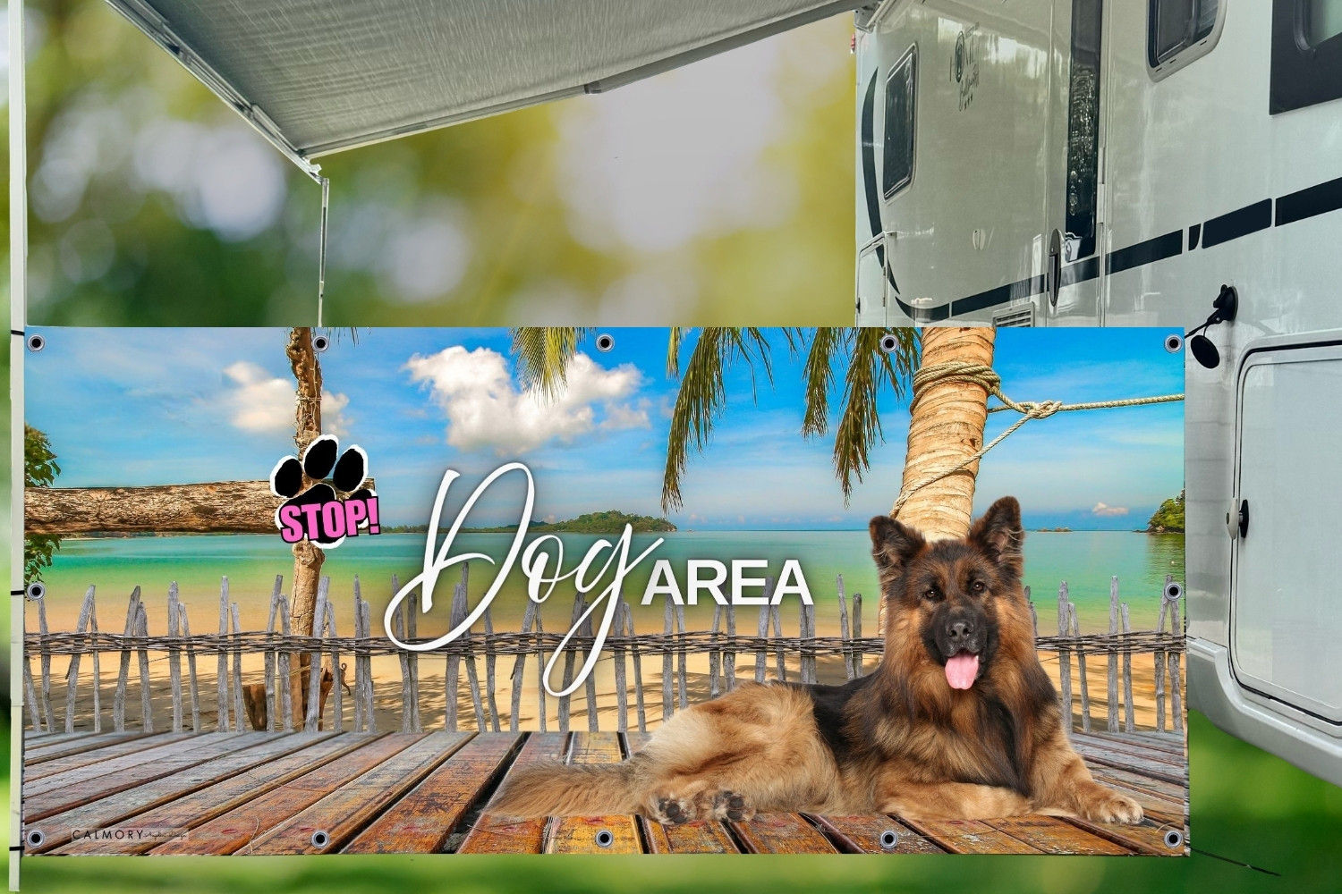 DOG AREA Banner Schäferhund