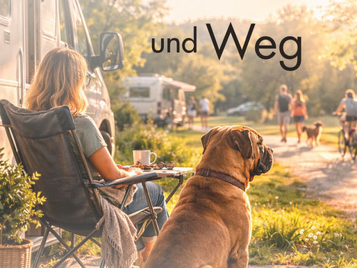 Camping mit Hund: Das Buch „Zwischen Markise und Weg“