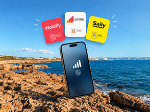 Küstenblick auf einen der drei eSIM-Teststandorte auf Mallorca