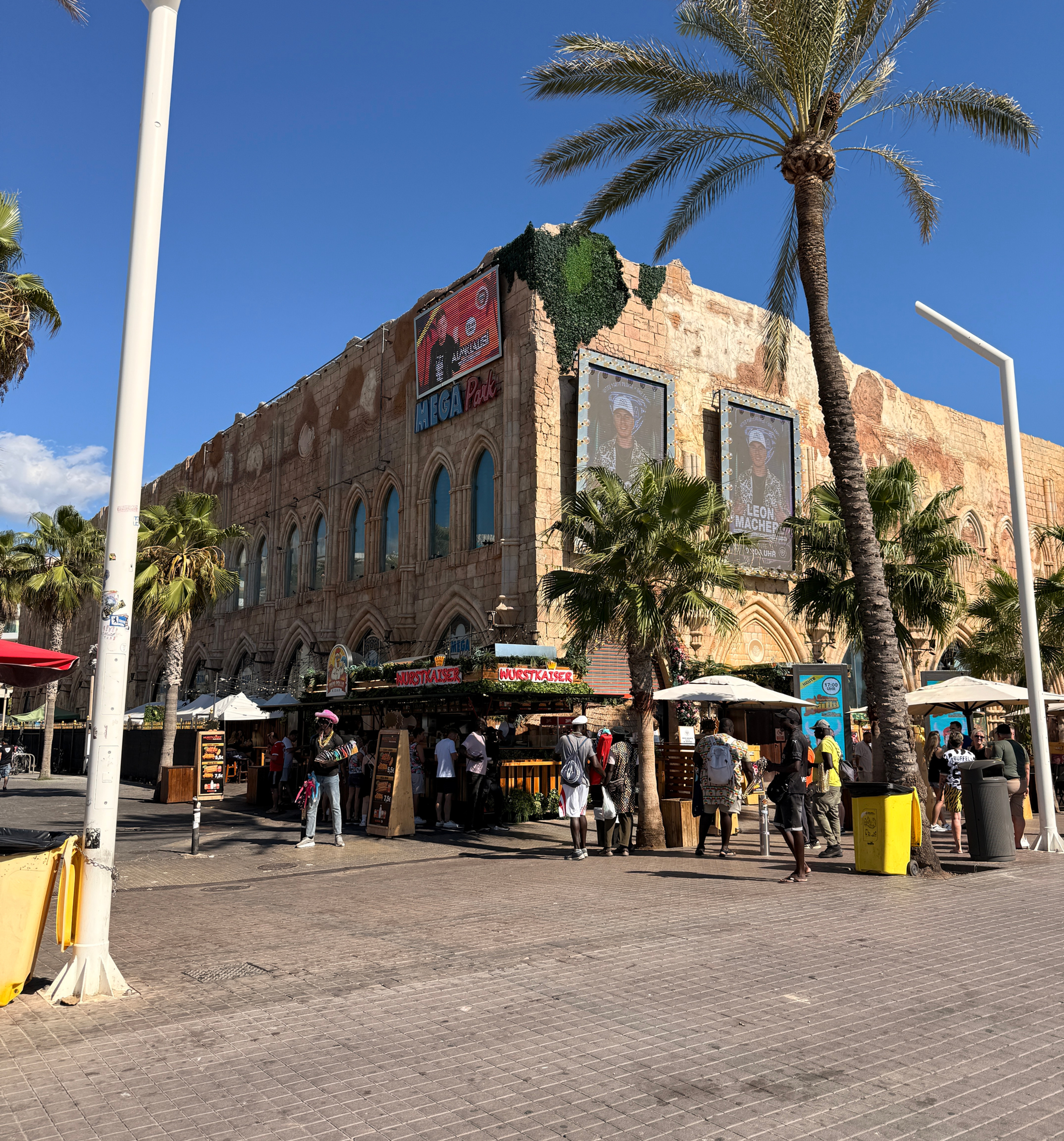 Der bekannte Megapark in Palma de Mallorca war auf der Teststrecke auch zu sehen