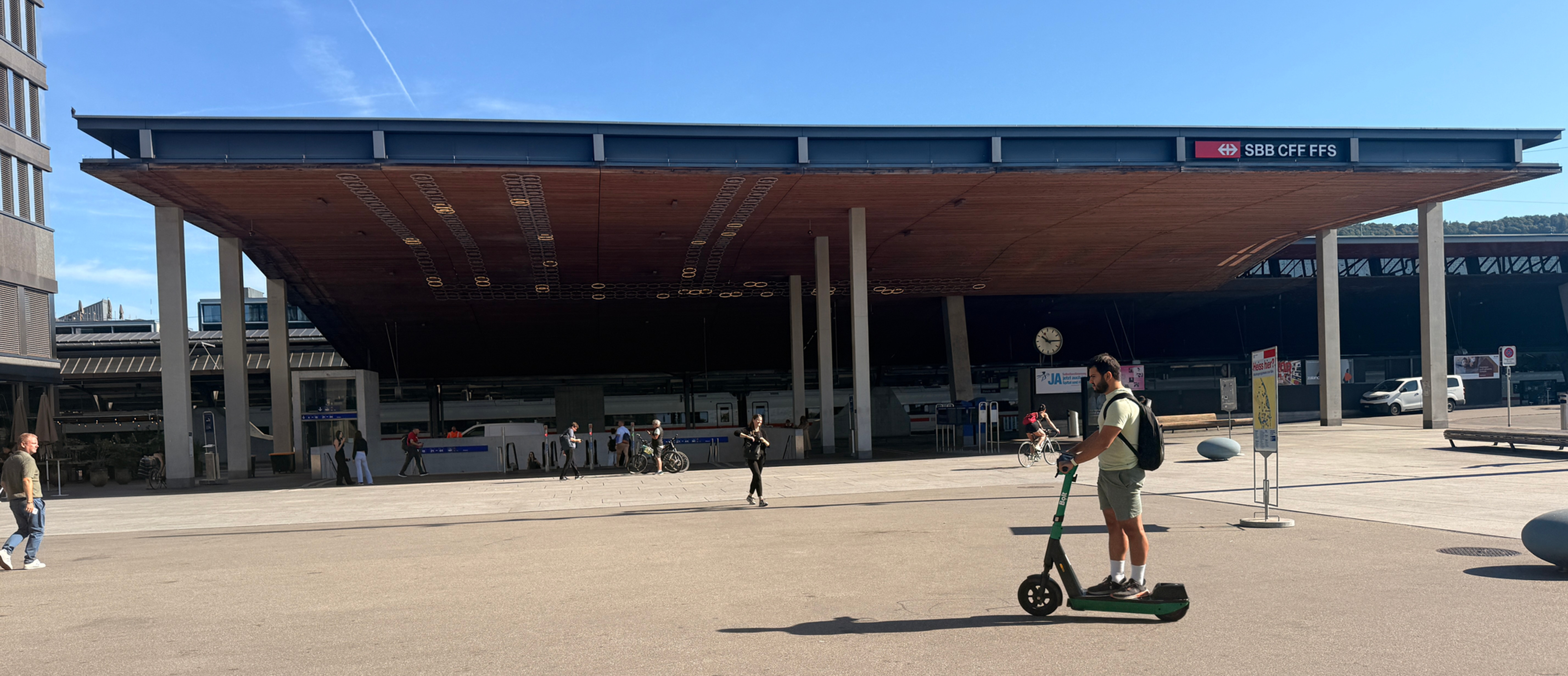Zürcher Hauptbahnhof als Teststandort des eSIM Tests Schweiz 2026