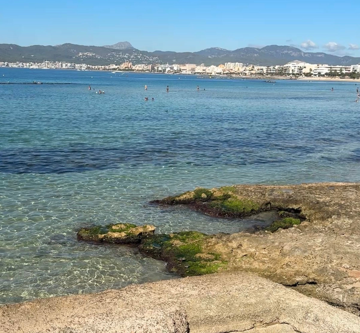 Küstenabschnitt am Teststandort Pla de Sant Jordi auf Mallorca