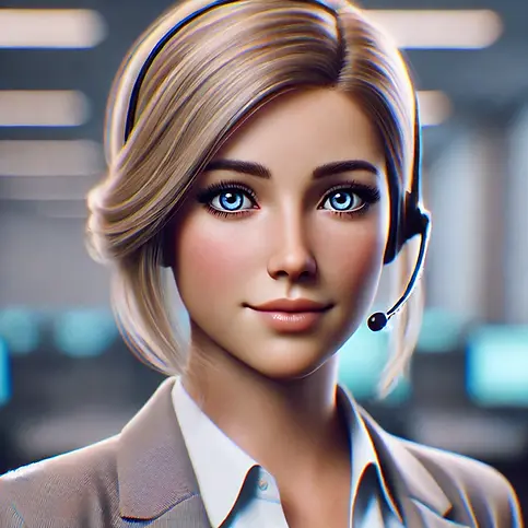 DALL·E 2024-12-05 16.59.25 - A real person with light blonde hair styled in a sleek manner