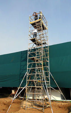 Kisan Agri Fare - Double Width BoSS Stairway Model, Working Height 10.4m