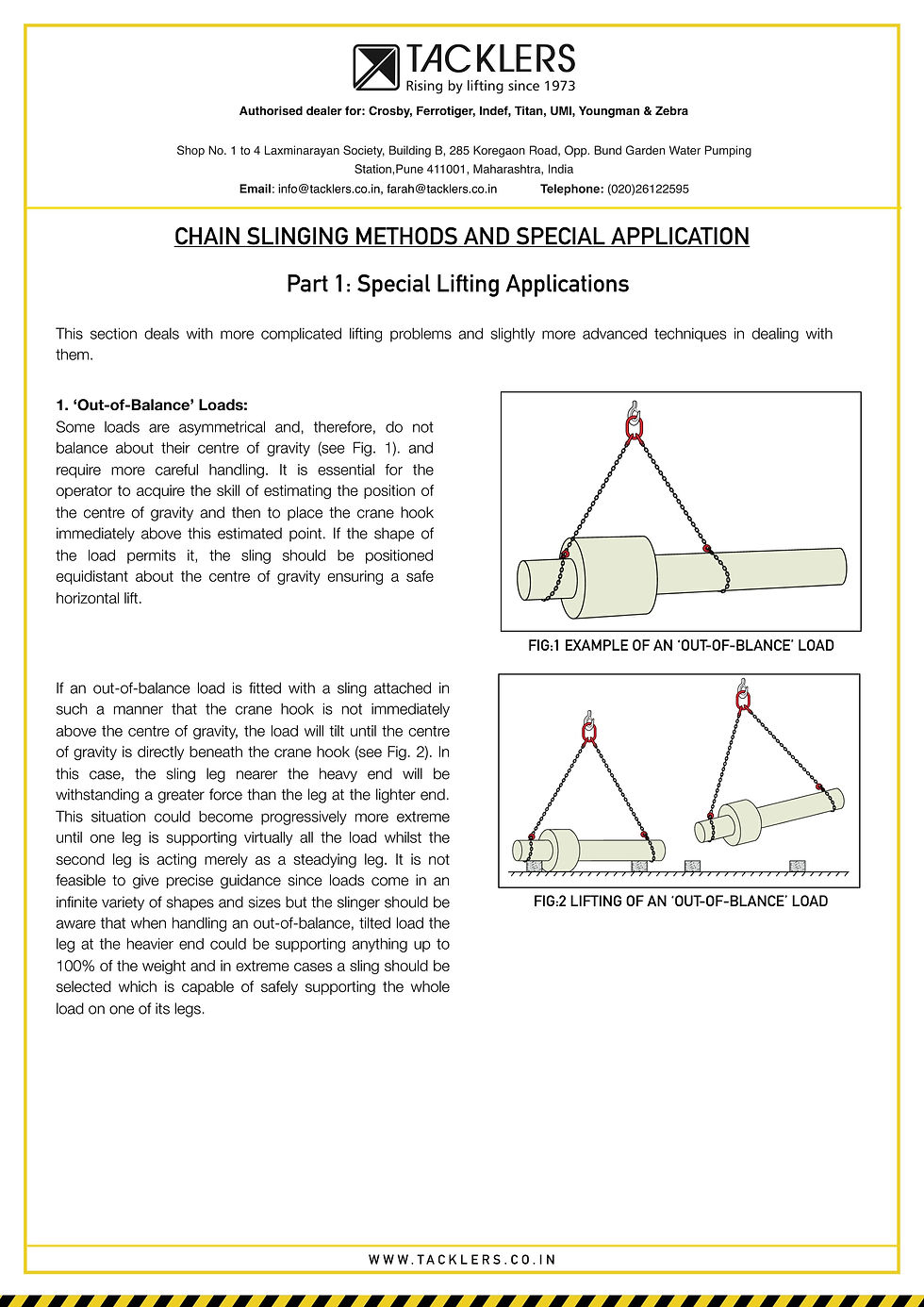 Chain Stalling CHAIN METHODS | tacklers