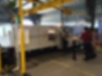 Mazak CNC machine observation booth