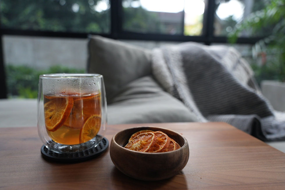 A habit for cool mornings.