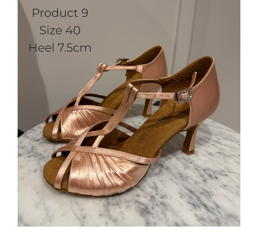 Thumbnail: SALE BD Dance Latin Shoes - Size 40