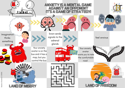 Anxiety is a mental game against an opponent