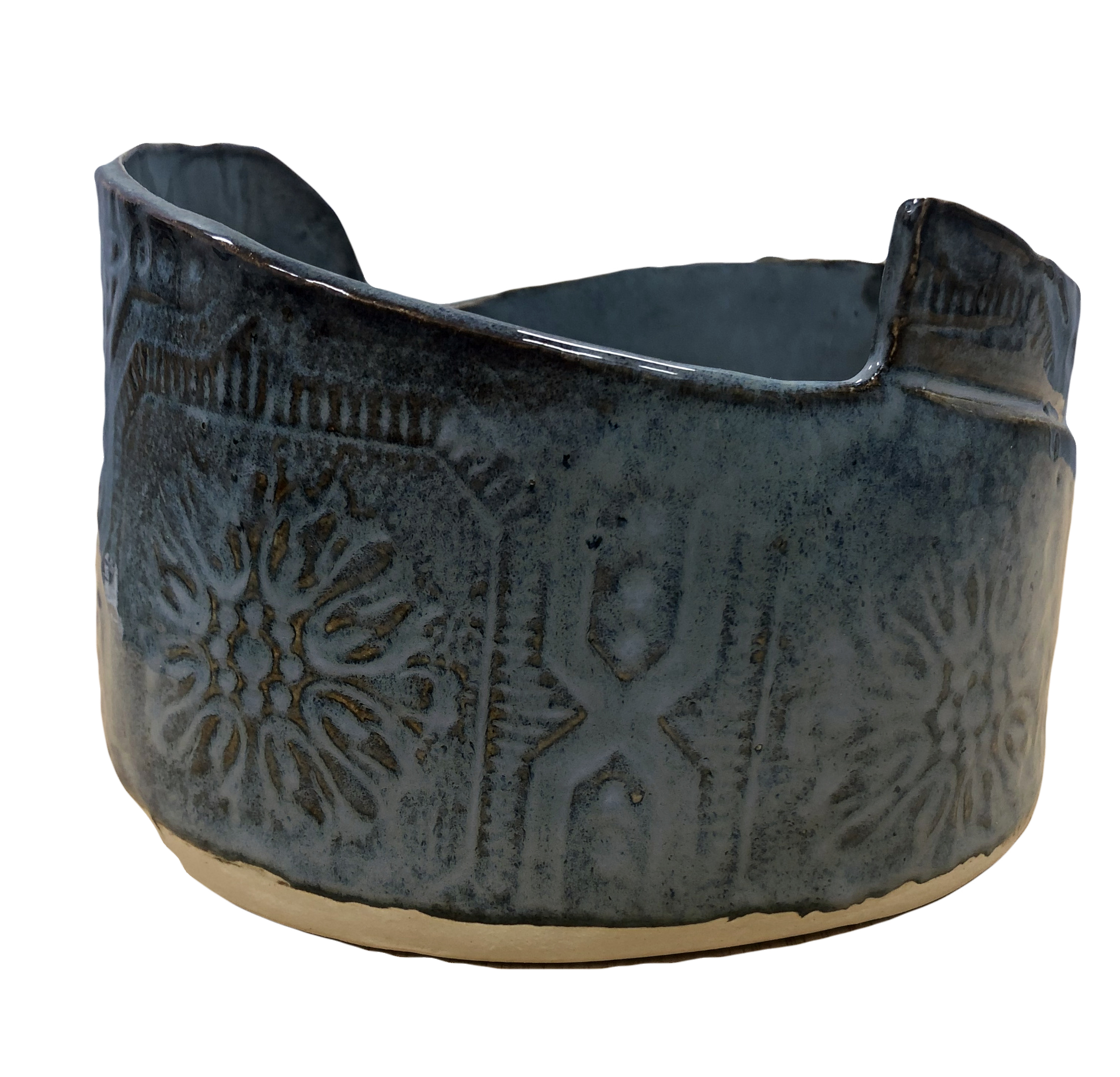 Blue Textured Tray/Dish