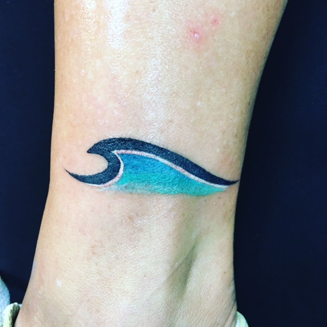 wave tattoo