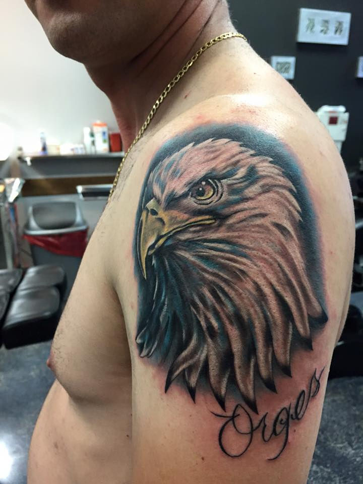 eagle tattoo-realism