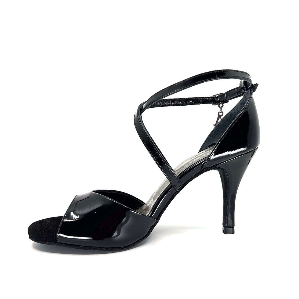Thumbnail: Royal Black Cross Ankle
