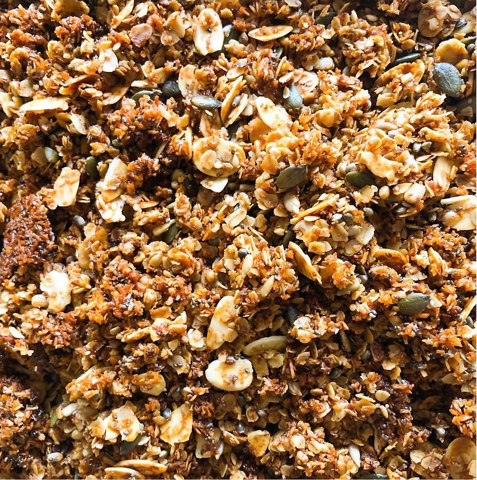 High Fibre, Crunchy Granola Recipe