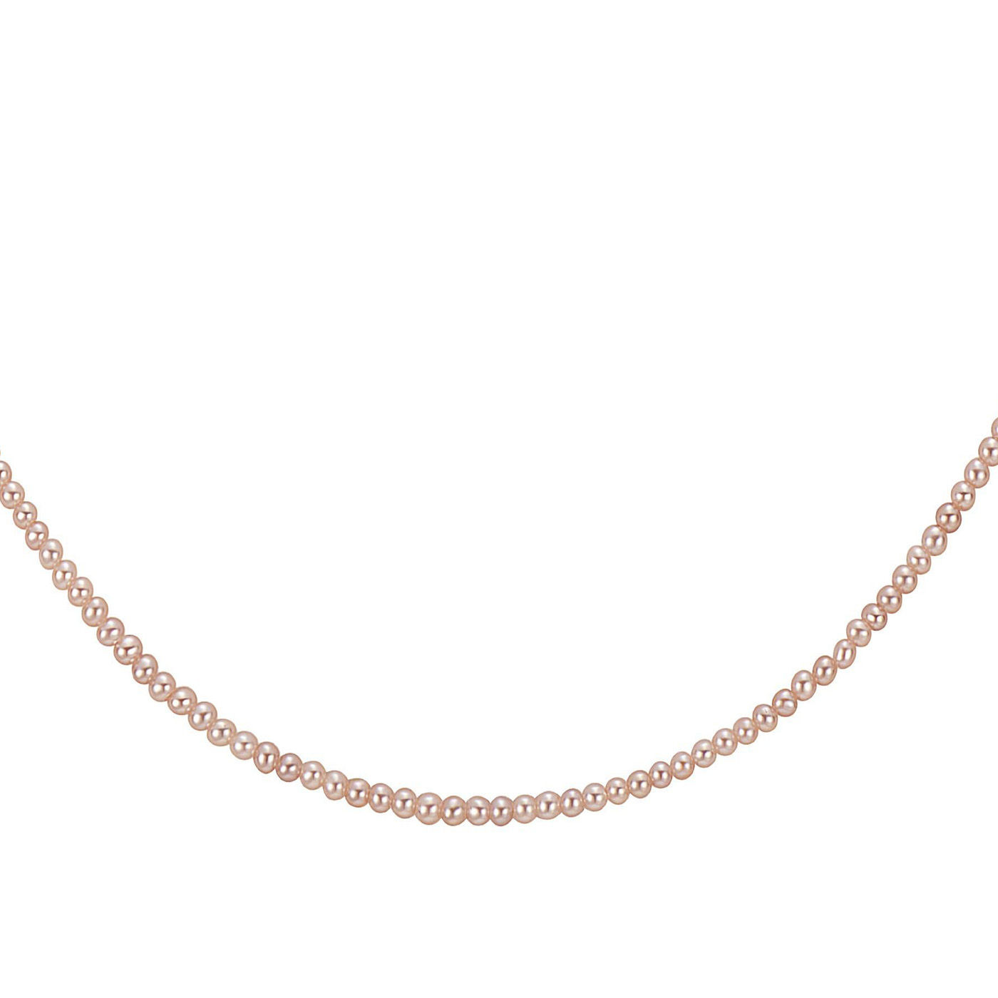 Little Pearl-18K黃金配粉紅色 3-4mm養殖淡水珍珠頸鍊