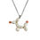縮圖：Balloon Dog- 瑪瑙養殖淡水珍珠配不銹鋼鍊