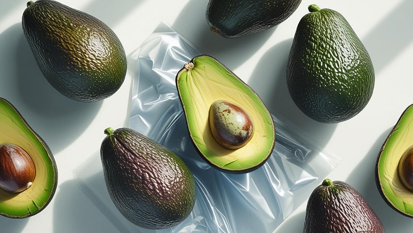 aguacates hass, fondo de portada para pagina web, de manera didactica e iluistrativa, con