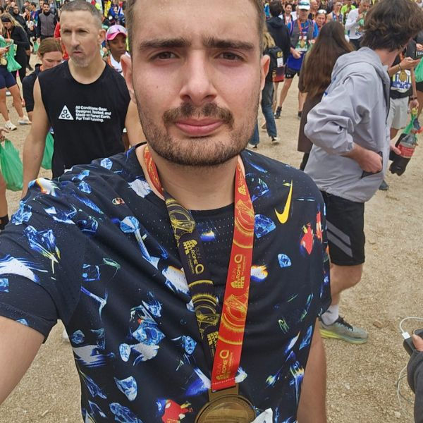 Nathias at the Rome Marathon 2026