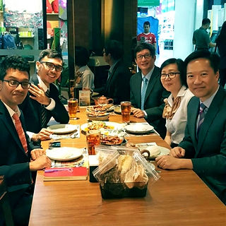 Meeting Indonesian schools group head, Ms. Oh Yen Nie, and her team of staff development Mr. Rene and Mr. Romandito.