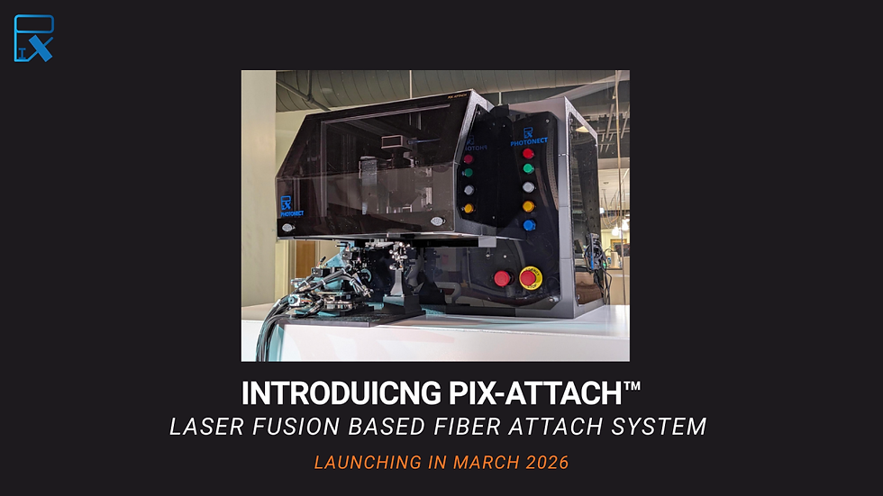 Introducing PIX-Attach™: Laser Fusion Based Fiber Attach System