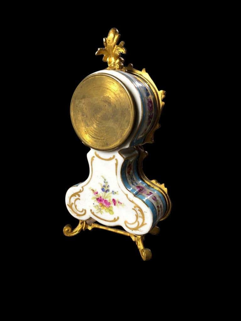 Thumbnail: Meissen Mantle Table Clock, 19th Century
