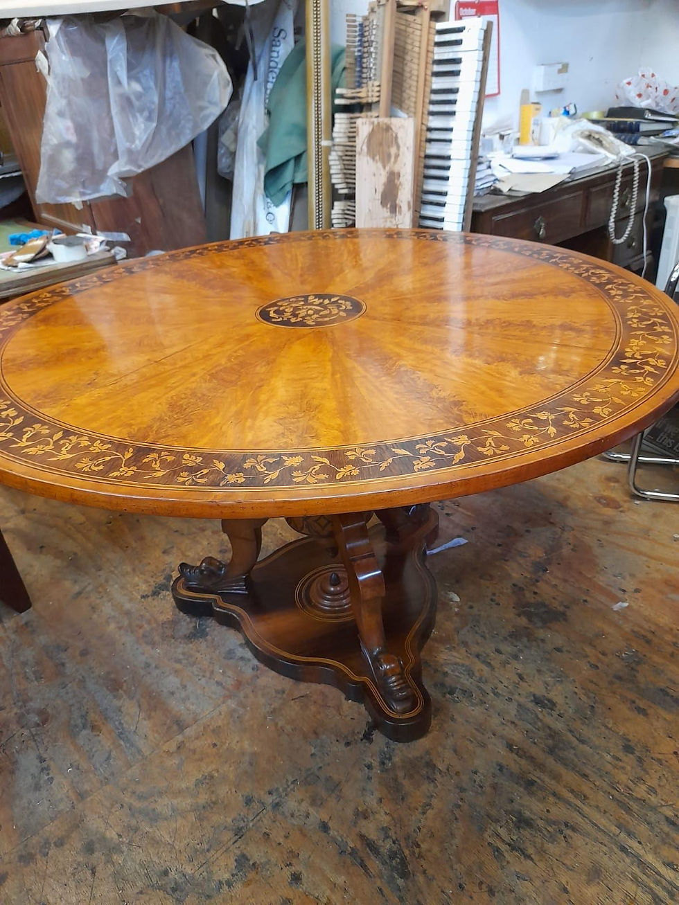 Thumbnail: French Sunburst Table – 1880