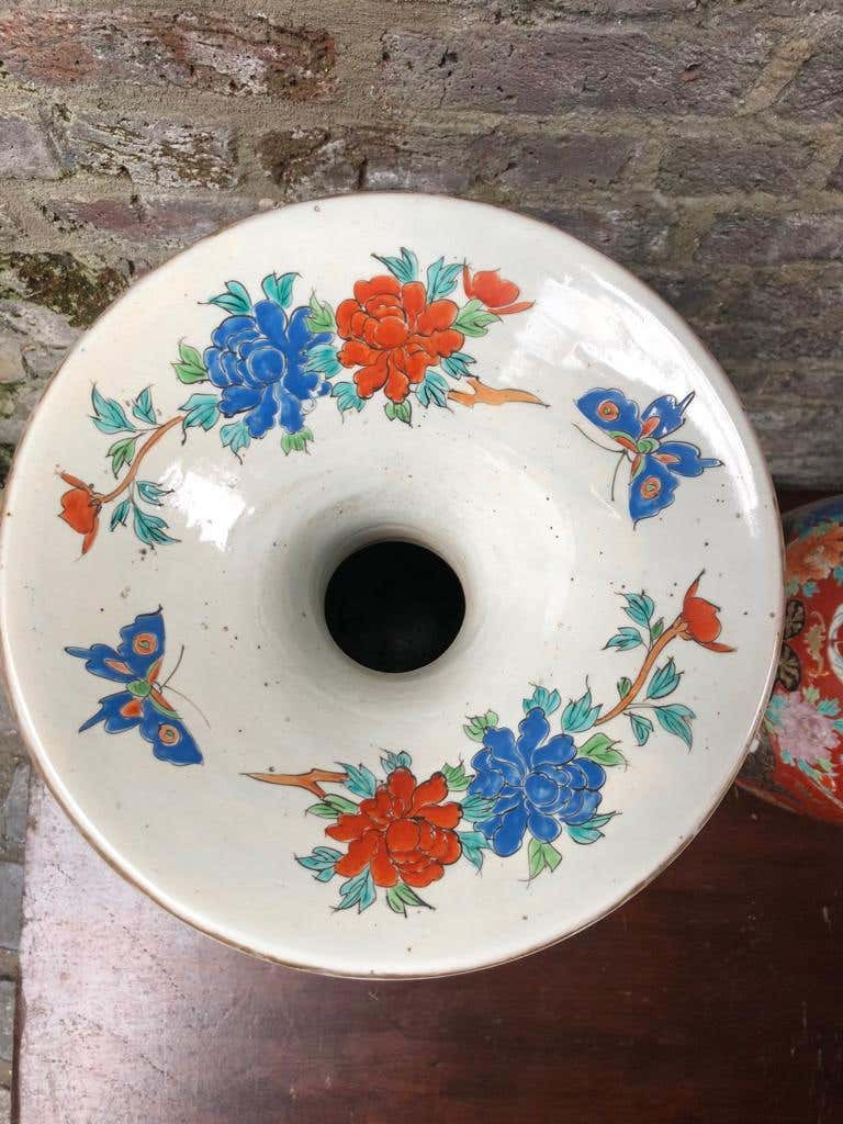 Thumbnail: 19th Century Pair, Japanese Meiiji Imari Porcelain Vases