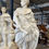 Thumbnail: Pair of Superior Solid Carrara Marble Figures on Marble Bases – Late 20th Centur