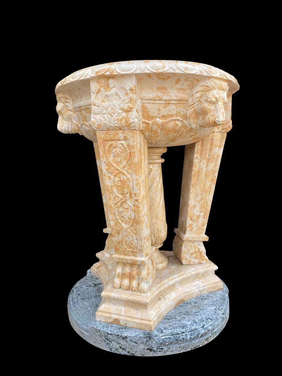 Thumbnail: 20th Century Two Toned Marble Planter/Tazzer/Bird Bath