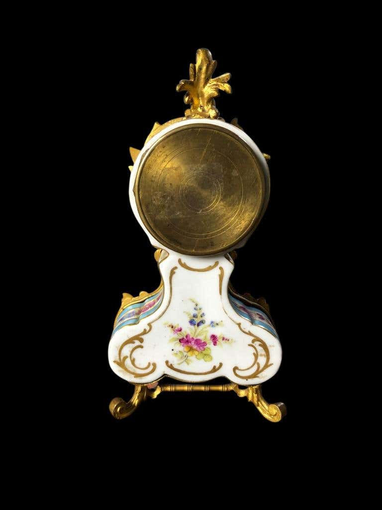 Thumbnail: Meissen Mantle Table Clock, 19th Century