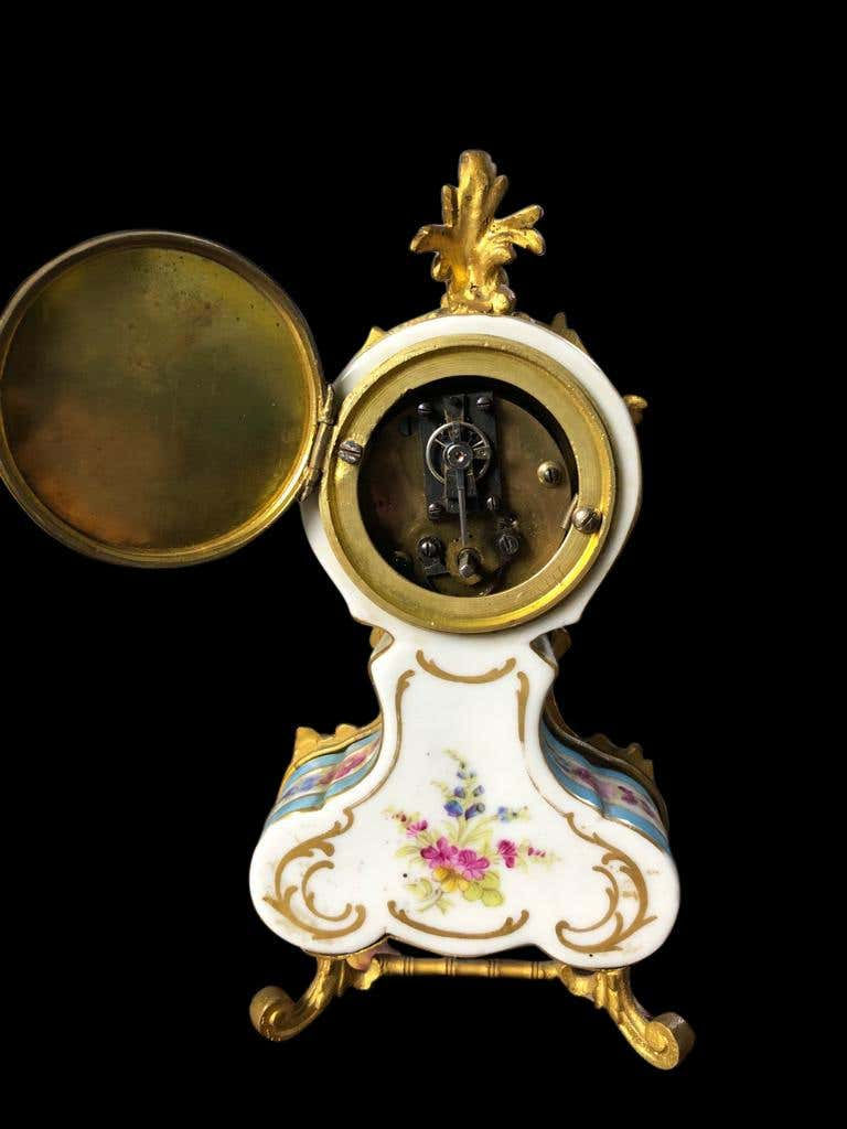 Thumbnail: Meissen Mantle Table Clock, 19th Century
