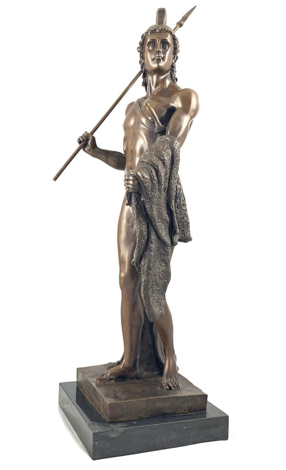 Thumbnail: 20th Century Bronze Figure of a Classical Greek Warrior