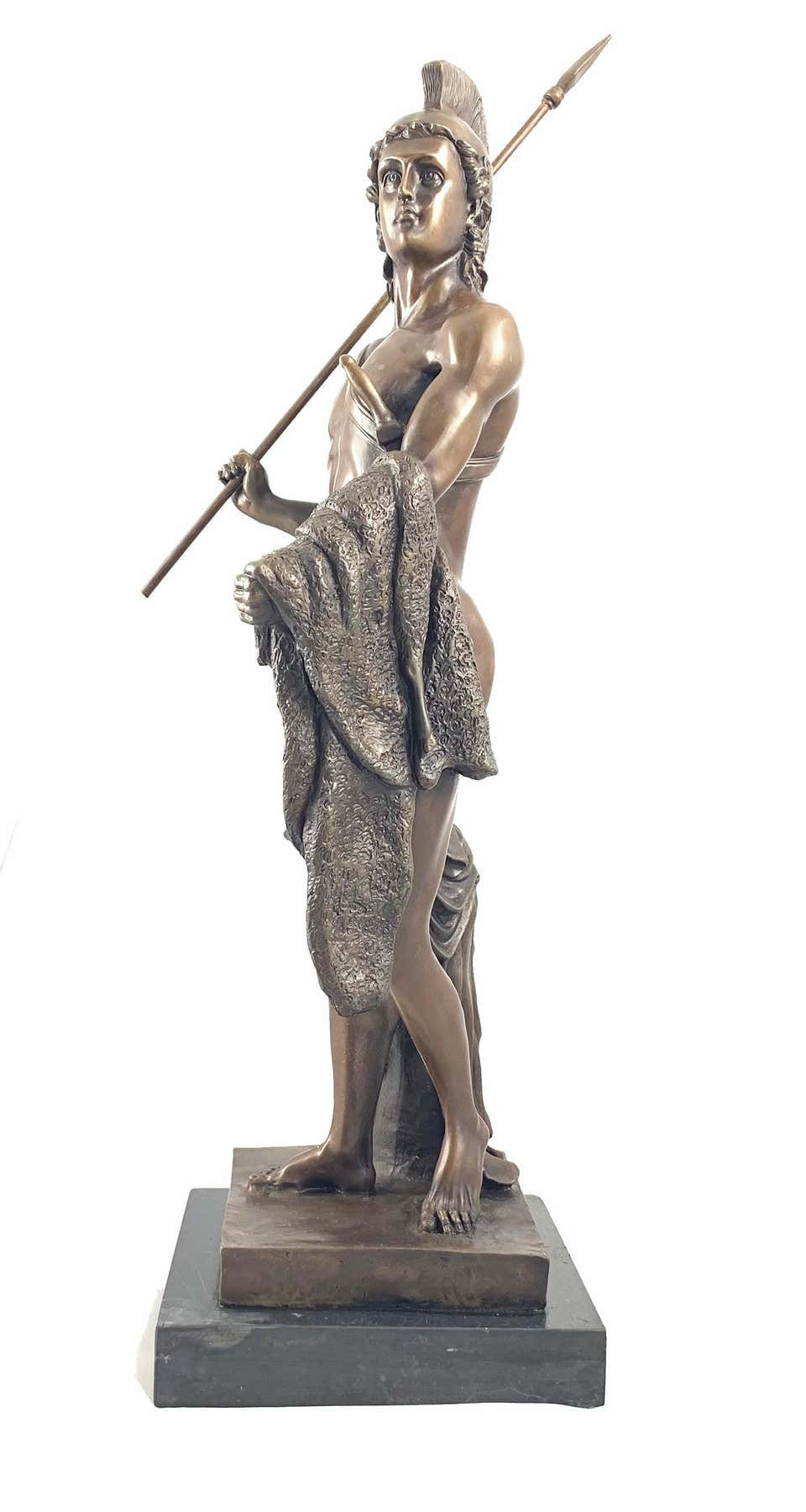 Thumbnail: 20th Century Bronze Figure of a Classical Greek Warrior
