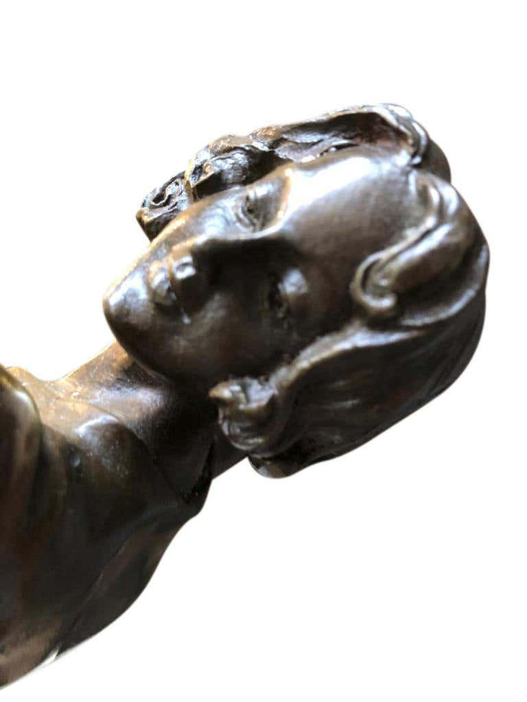 Thumbnail: Art Deco Style Bronze Dancer by Bruno Zach, 20th Century