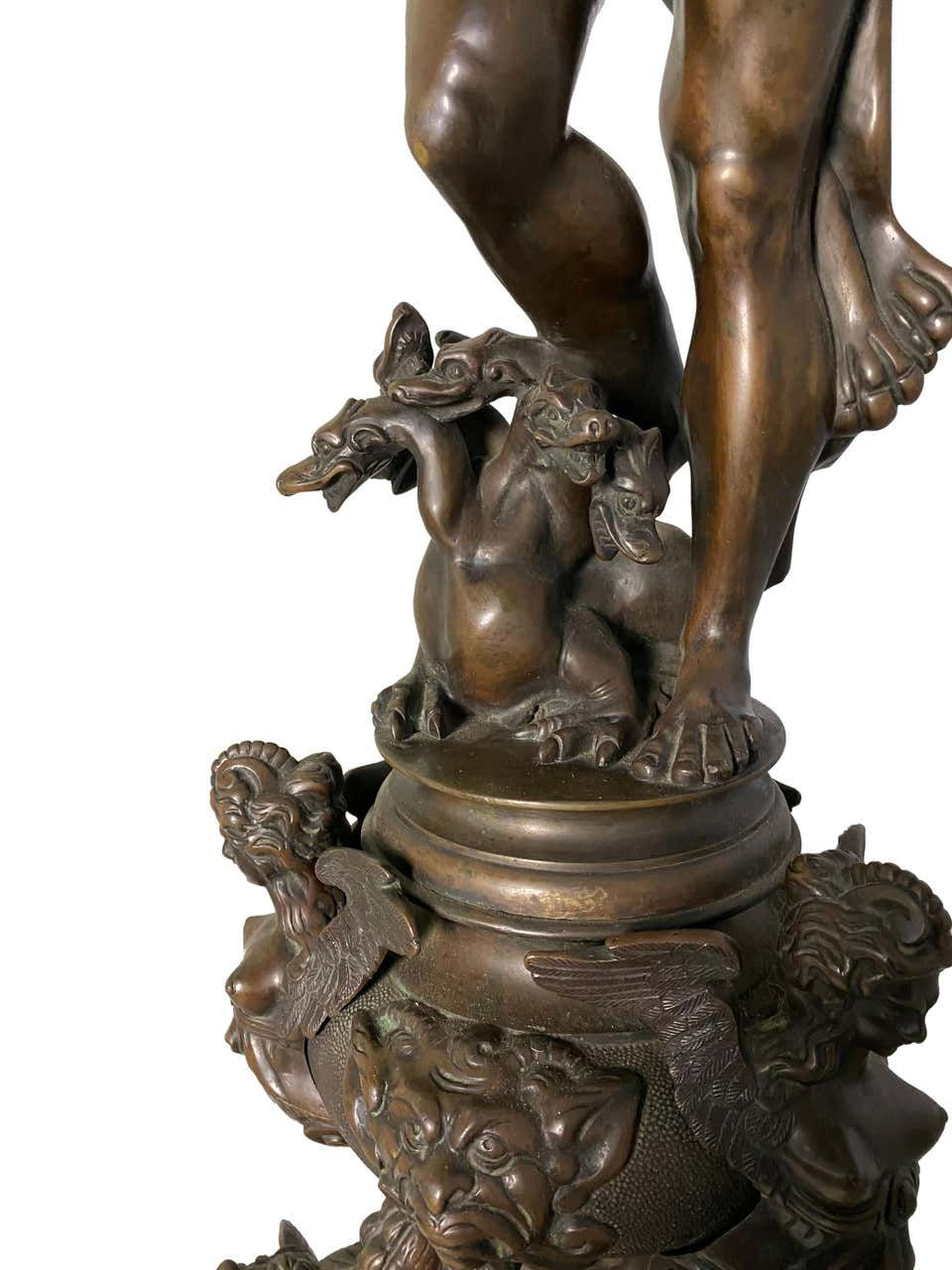 Thumbnail: Bronze Hercules Sculpture, 19th Century