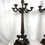 Thumbnail: Pair of Bronze Empire Candelabras, France